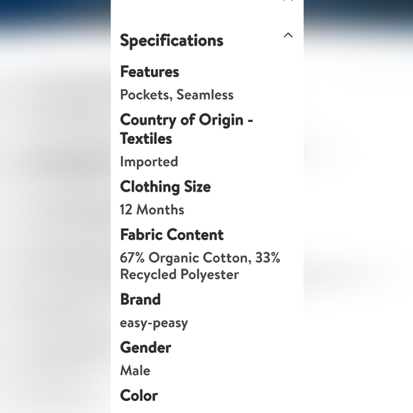 easy-peasy Baby and Toddler Boys French Terrycloth Pullover - Picture 3 of 7